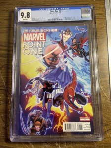 POINT ONE #1 CGC 9.8 1st App NEW NOVA SAM ALEXANDER 2012 Marvel Adam Kubert