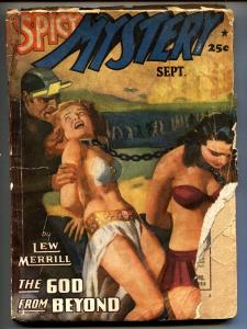 Spicy Mystery Stories September 1941-Slave girls cover-Rare Pulp Magazine