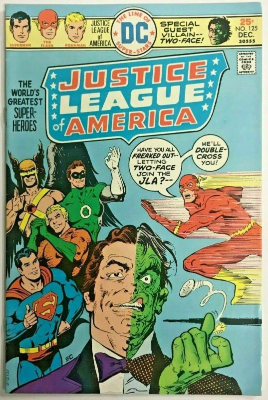 JUSTICE LEAGUE OF AMERICA#125 VF 1975 DC BRONZE AGE COMICS