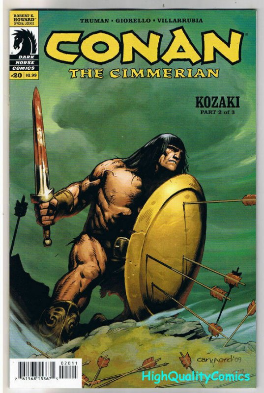 CONAN the CIMMERIAN 20, NM, Cary Nord, Tim Truman, 2008, more in store