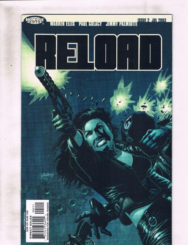 Lot Of 3 Reload DC Wildstorm Comic Books # 1 2 3 NM 1st Print Warren Ellis AK6