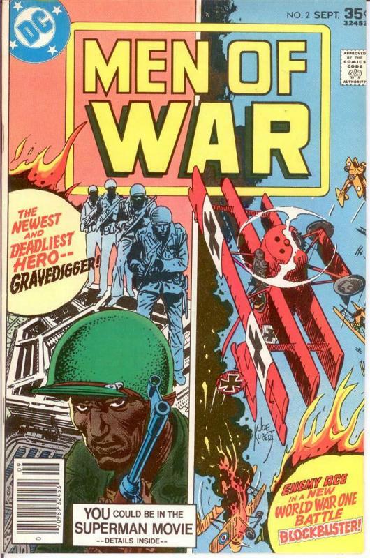 MEN OF WAR (1977-1980) 2 VF-NM Sept. 1977 COMICS BOOK