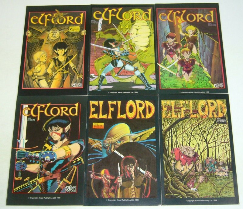 Elflord #1-6 VF/NM complete series - aircel comics - barry blair set lot 2 3 4 5