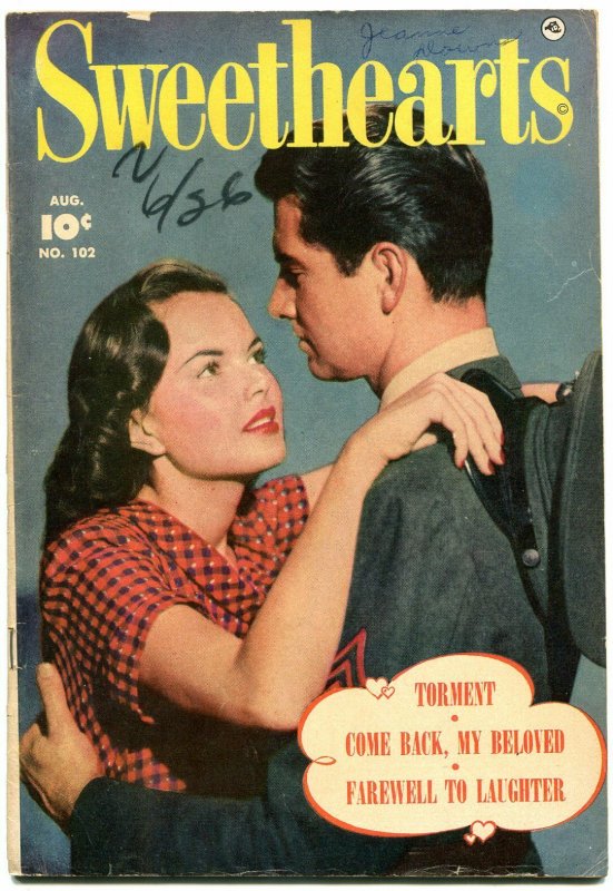 Sweethearts #102 1951- Golden Age Romance- Woman in Prison VG