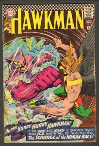 Hawkman #15 - Scourge of the Human Race! - 1966 (Grade 3.5) WH