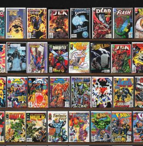 Huge Lot 150+ Comics with X-Man, Green Lantern, Hardcase, The Flash & More!