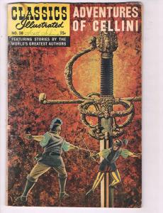Adventures Of Cellini #38 GD Classics Illustrated Comic Book 1961 DE8