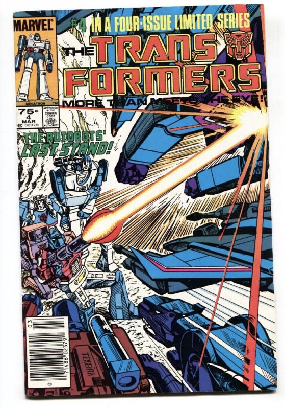 TRANSFORMERS #4-comic book-1985-Marvel-