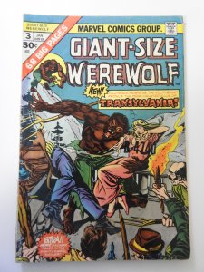 Giant-Size Werewolf #3 (1975) FR/GD moisture stain, 4 in cumulative spine split