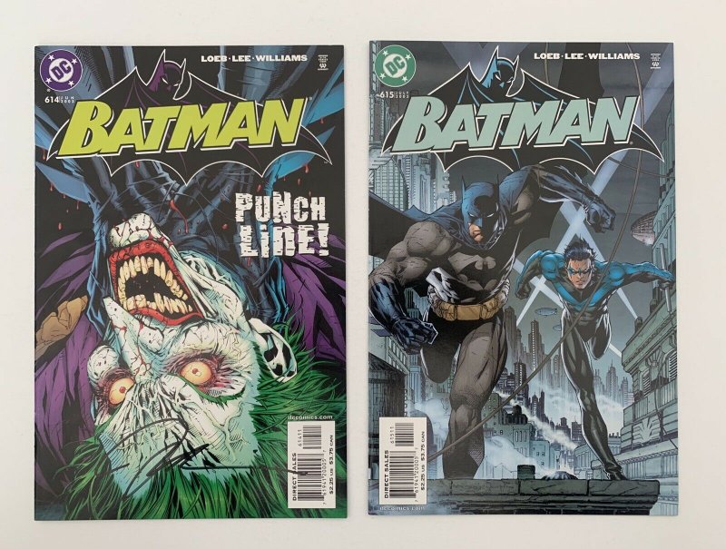 BATMAN#608-619 VF/NM LOT 2002 'HUSH' FULL RUN DC COMICS Signed By Jim Lee