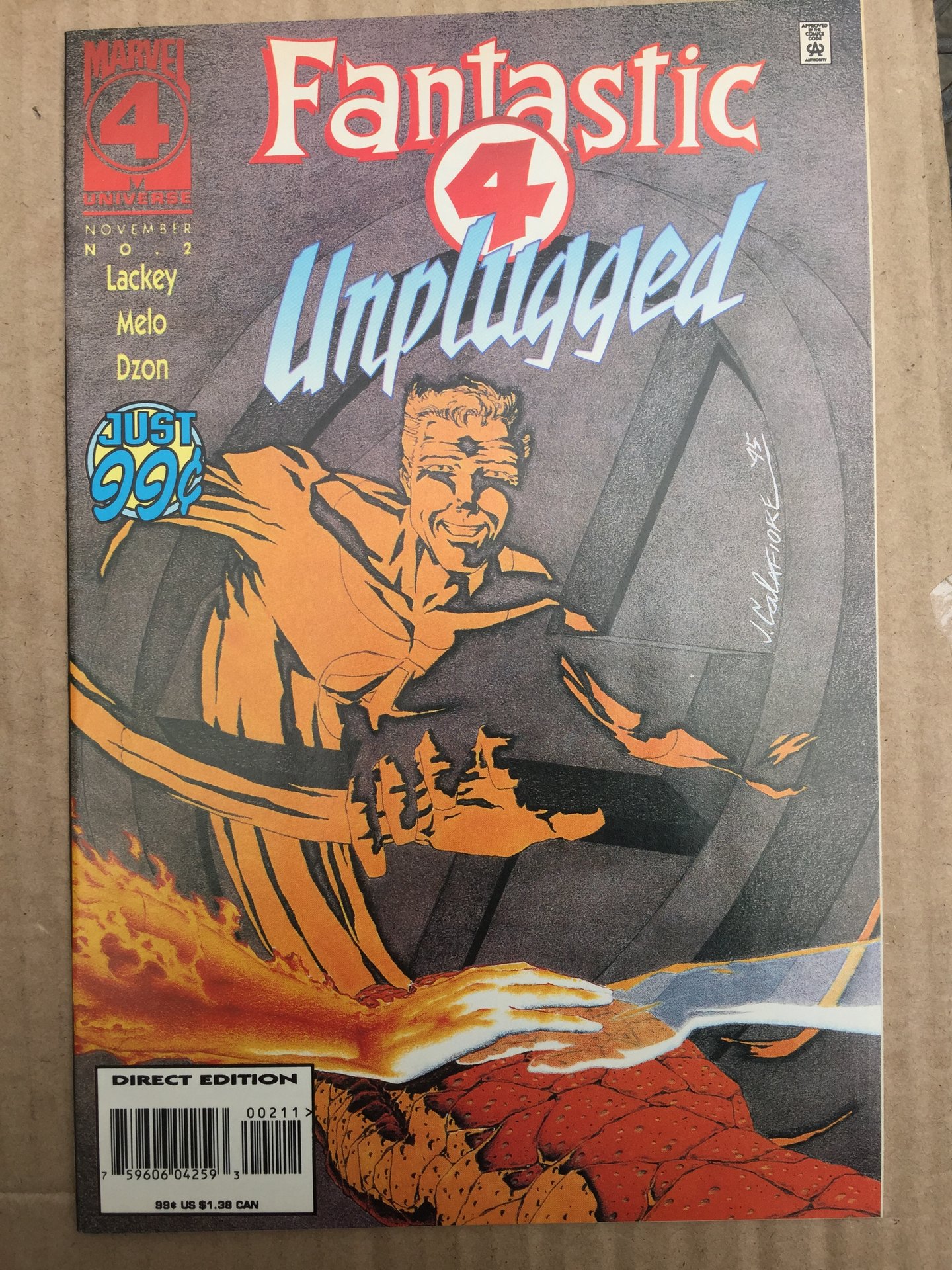 Fantastic Four Unplugged 2 (1995) Comic Books Modern Age, Marvel