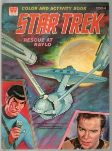 Star Trek Color and Activity Book #1250-4 1978-Kirk-Spock-Rescue At Raylo-FN