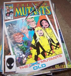 NEW MUTANTS  COMIC # 32  1985  marvel   X MEN magik limbo old mutants