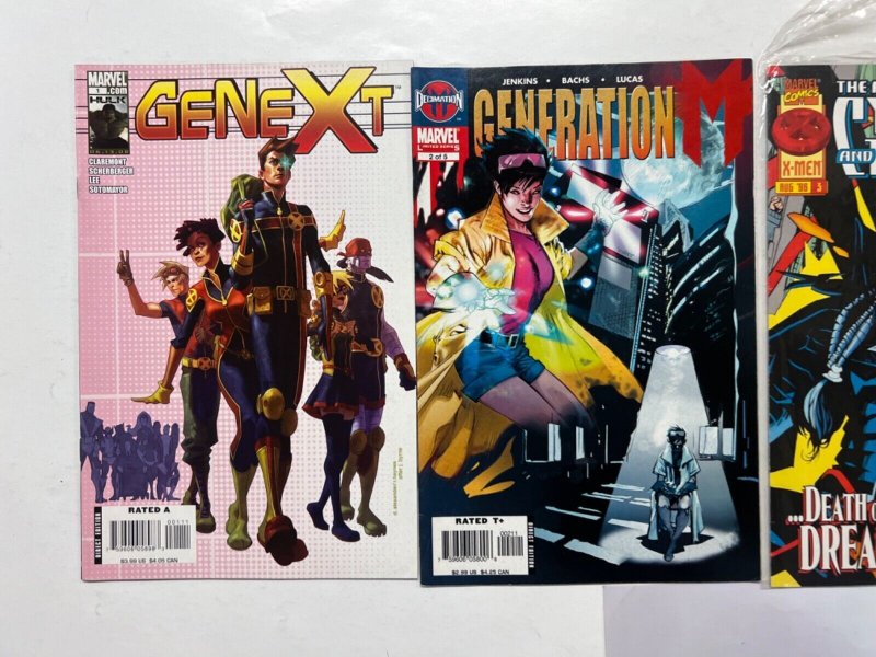 4 Marvel Comics Genext #1+Generation M #2+Cyclops & Phoenix#3+X-Men#1 104 JS46