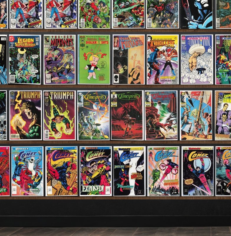 Huge Lot 150+ Comics with Checkmate, The Shadow, The Comet & More!