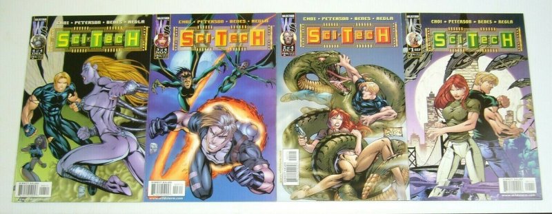 Sci-Tech #1-4 VF/NM complete series - ed benes - brandon choi - wildstorm 2 3