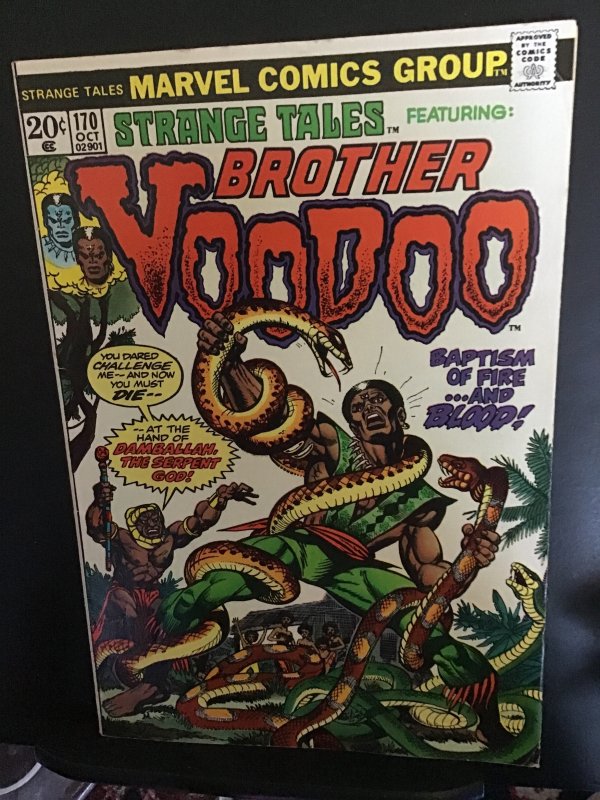 Strange Tales #170 (1973) High-grade second brother voodoo! Richmond CERT! VF+