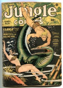 Jungle Comics #44 1943- Fantomah- Wild cover FAIR