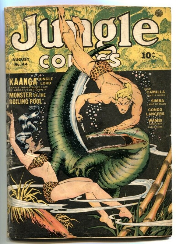 Jungle Comics #44 1943- Fantomah- Wild cover FAIR