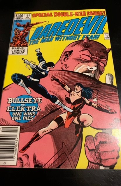 Daredevil #181 Death of Electra frank miller