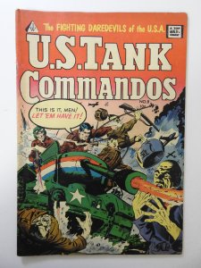 U.S. Tank Commandoes #8 (1958) VG+ Condition ink on fc