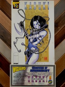 KABUKI Wizard 1/2 Special w COA (FN 6.0) Image 1997 DAVID MACK Sketchbook, Art