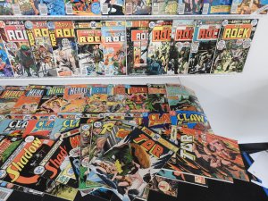 Huge Lot 180 Bronze Comics W/ Kamandi, Our Army at War, Superman +More Avg FN/VF