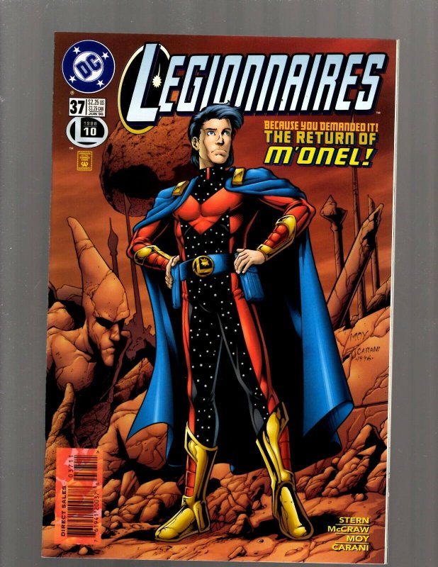 Lot Of 12 Legionnaires DC Comic Books # 36 37 38 39 40 41 42 43 44 45 46 47 GK34