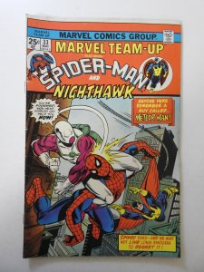 Marvel Team-Up #33 (1975) VG+ Condition MVS intact!