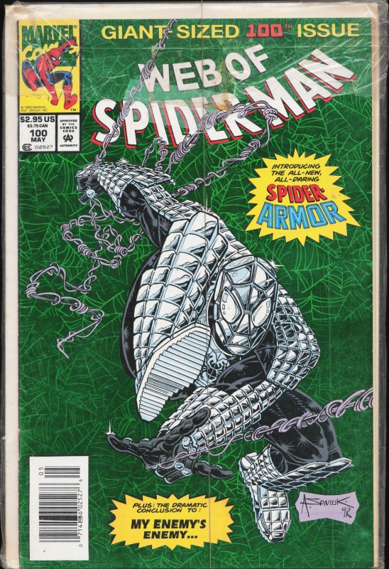 Web of Spider-Man #58 Newsstand Edition (1989) Spider-Man