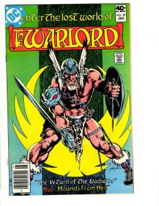 Lot Of 10 Warlord DC Comic Books # 26 27 28 29 30 31 32 33 34 35 CR21