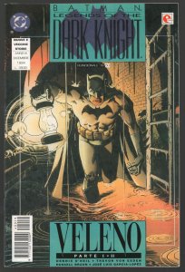 Batman: Legends of the Dark Knight Italian Comic (8.0) Dennis O'Neil File Copy
