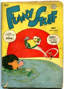 FUNNY STUFF #9 1946-DC COMICS-PARODY OF THE FLASH-RARE VG-