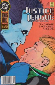 Justice League International #18 (Newsstand) VG ; DC | low grade comic Lobo vs G