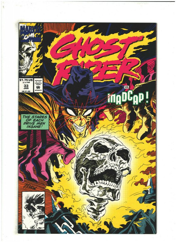 Ghost Rider #33 NM- 9.2 Marvel Comics 1993 vs. Madcap