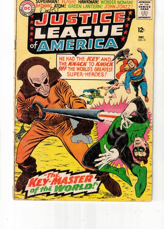 Justice League of America #41 1965 VG/FN 1st Key Master! Mid-Grade! Tons posted!