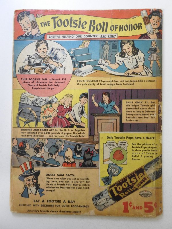 Sparkler Comics #19 (1943) 1st Race Riley and The Commandos!! GVG Condition!