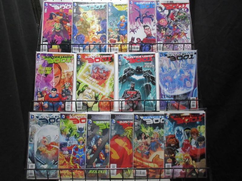 JUSTICE LEAGUE 3001 (DC,2015)#1-12 VF-NM COMPLETE! Giffen/DeMatteis are back!