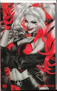 Harley Quinn: Black + White + Redder #6 Diaz Cover (2024) Harley Quinn