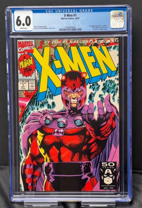 X-Men #1 Full Set All 4 Variants CGC Graded (1991)