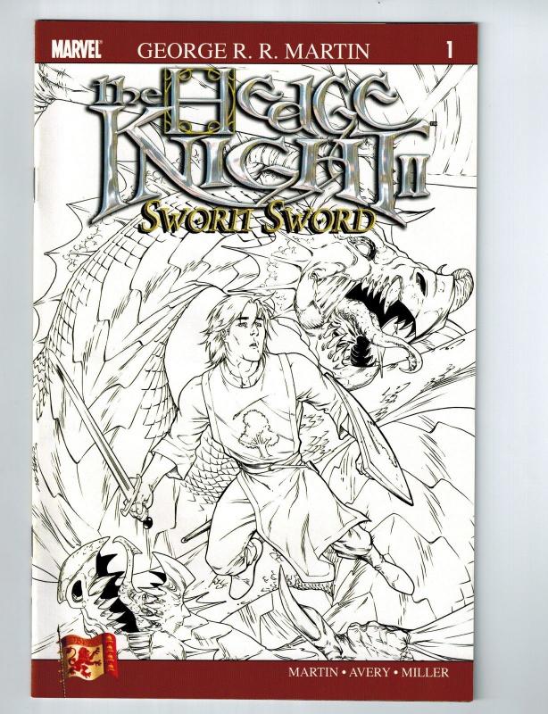The Hedge Knight 2 Sworn Sword # 1 Dabel Brothers Collection Marvel Comic Sketch