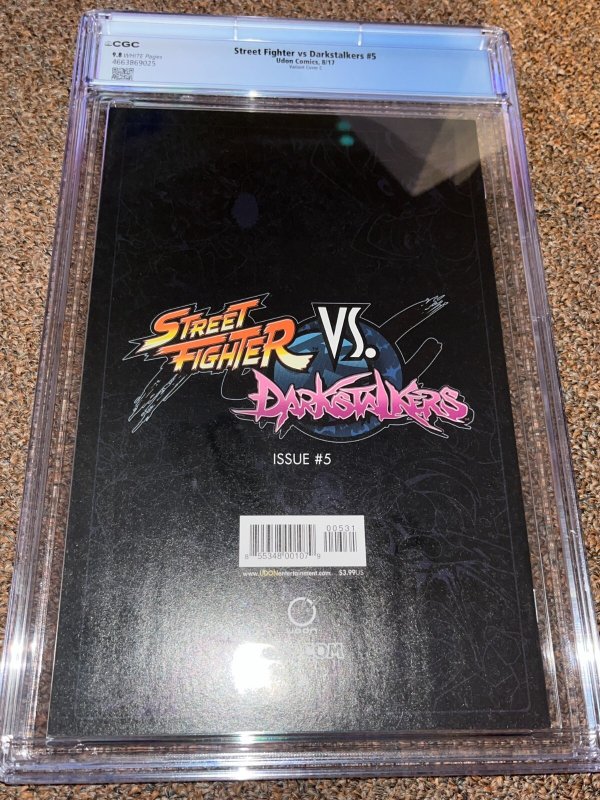 Street Fighter vs Darkstalkers 5, Superman vs Muhammad Ali Variant C, CGC 9.8