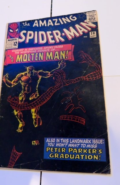 The Amazing Spider-Man #28 (1965)1st molten man See description