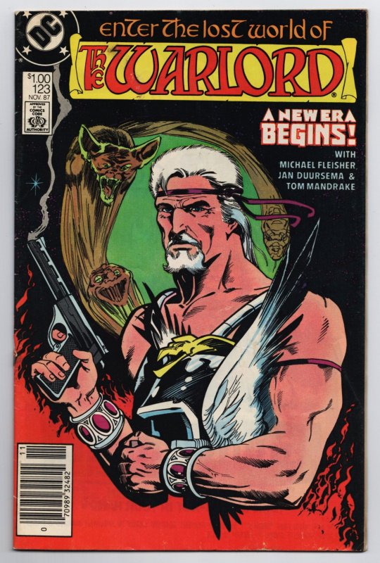 Warlord #123 DC 1987 VG-