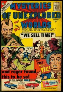 Mysteries Of Unexplored Worlds #20 1960-CHARLTON comics time travel G