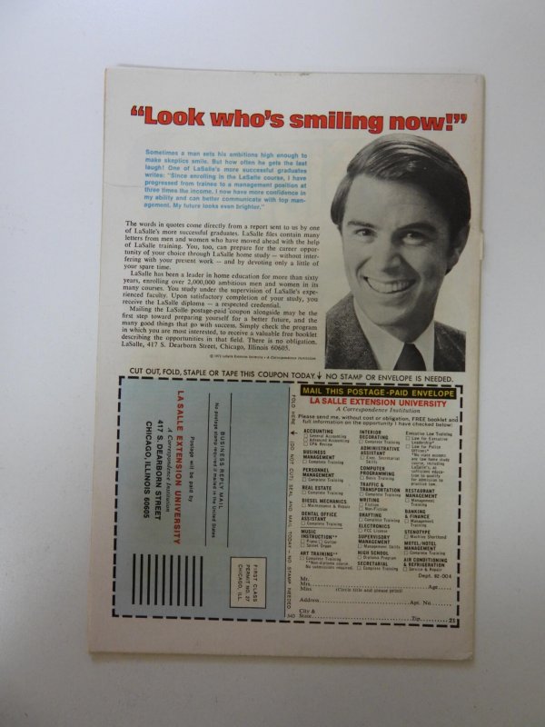 Marvel Two-in-One #21 (1976) VG+ condition top staple detached from cover