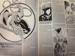 Comics Scene #2 1988  Amazing Spider-Man #300 comic book 1st appearance VENOM