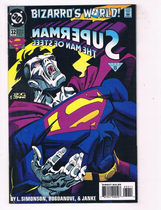 Superman The Man Of Steel #32 VF DC Comics Comic Book Simonson Apr 1994 DE44