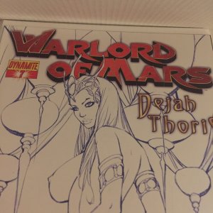 Warlord of Mars: Dejah Thoris #7 Risque Blue Art Variant (2011)