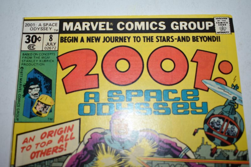 2001, A Space Odyssey #8 (1977) 1st App Machine Man VF 8.0 Comic Book